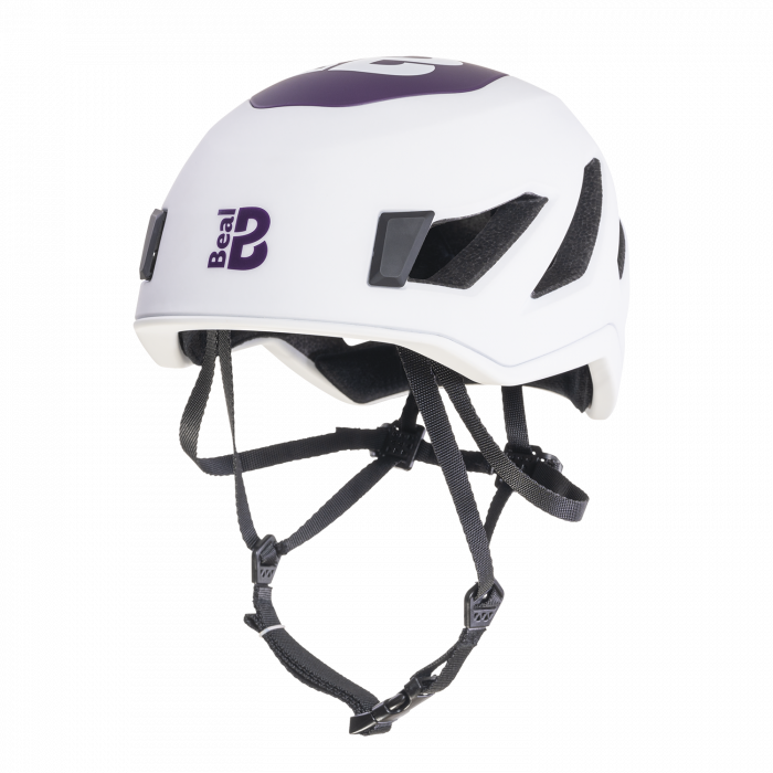 CASCO INDY- BICOLOR WHITE AND PURPLE- BEAL