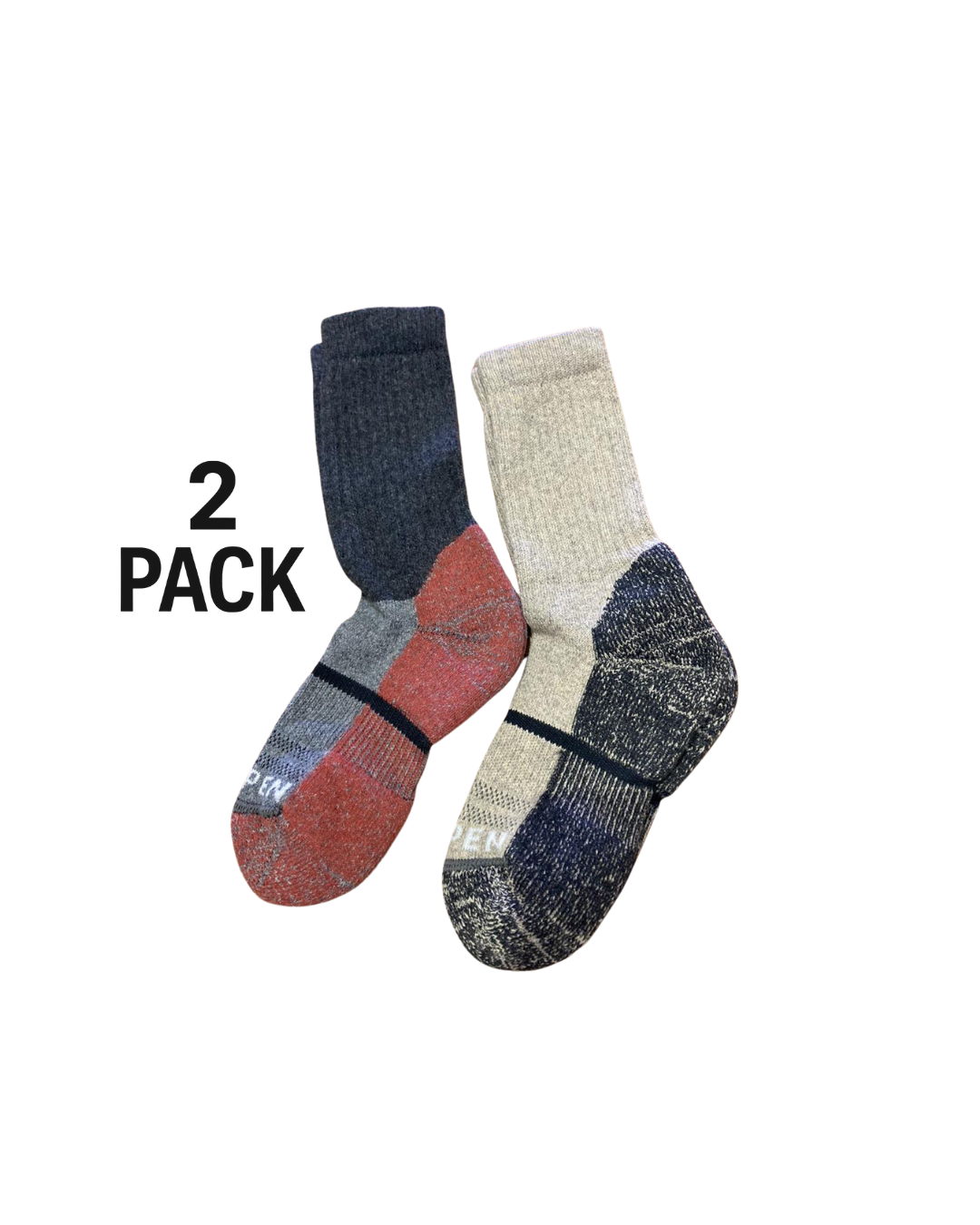 PACK 2 PARES DE CALCETAS- MERINO HIKER- LORPEN