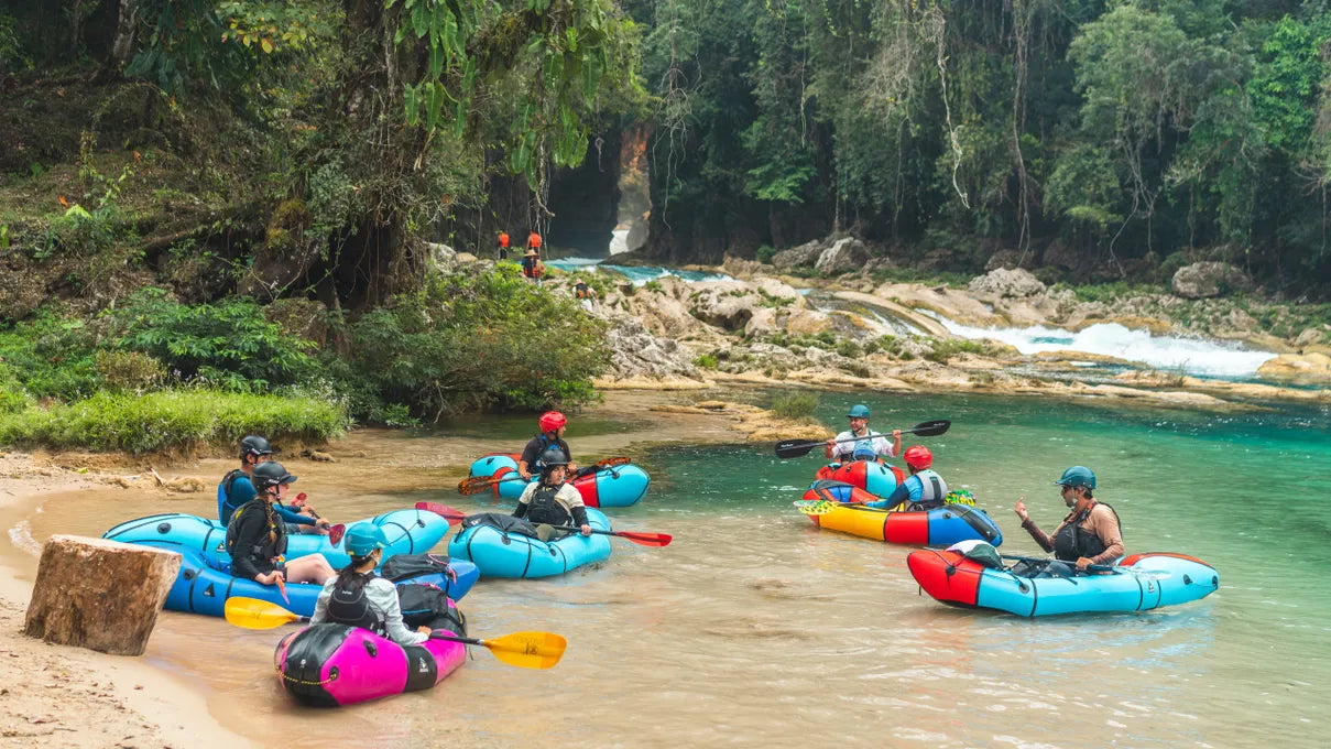 INTRODUCCION AL PACKRAFT EN CASCADAS DE AGUA AZUL - 2 DÍAS