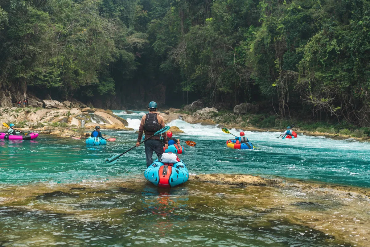 INTRODUCCION AL PACKRAFT EN CASCADAS DE AGUA AZUL - 2 DÍAS