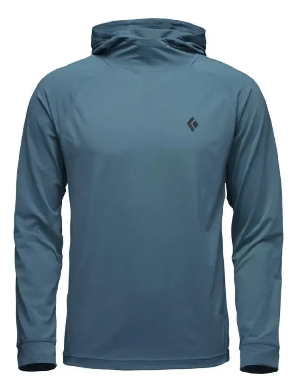 SUDADERA-ALPENGLOW HOODY- CREEK BLUE-BLACK DIAMOND