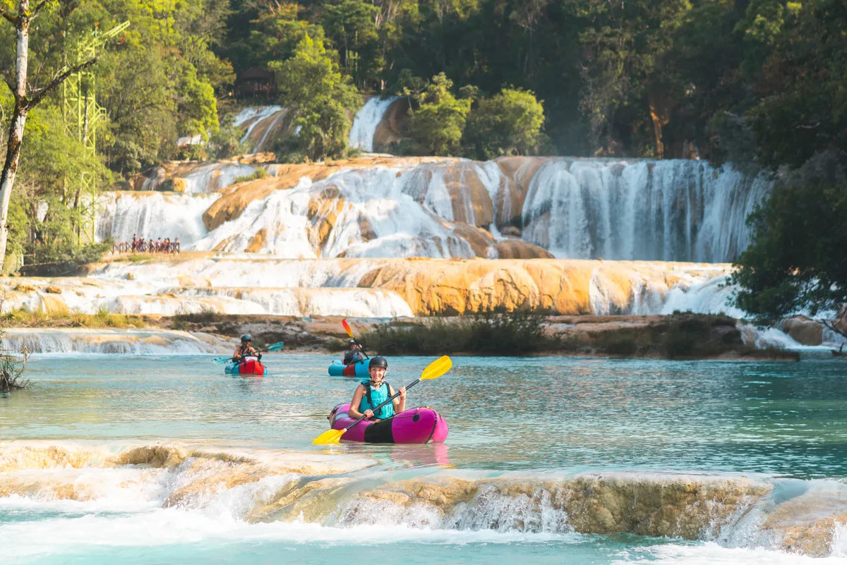 INTRODUCCION AL PACKRAFT EN CASCADAS DE AGUA AZUL - 2 DÍAS