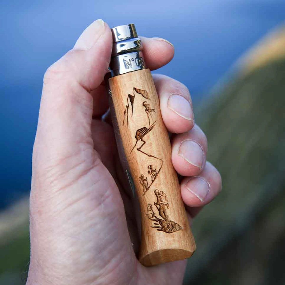NAVAJA RETRACTIL DE ACERO INOXIDABLE-No 8-OPINEL