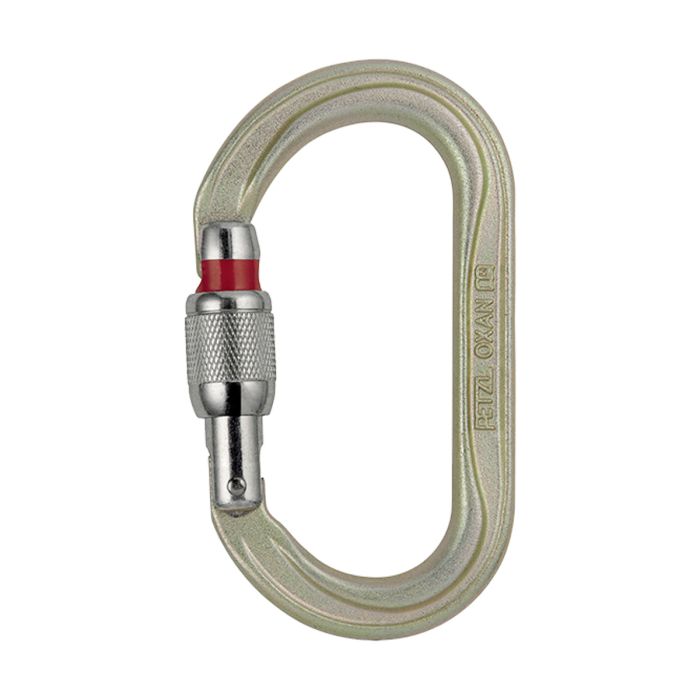 MOSQUETÓN DE ACERO OXAN SCREW LOCK-PETZL