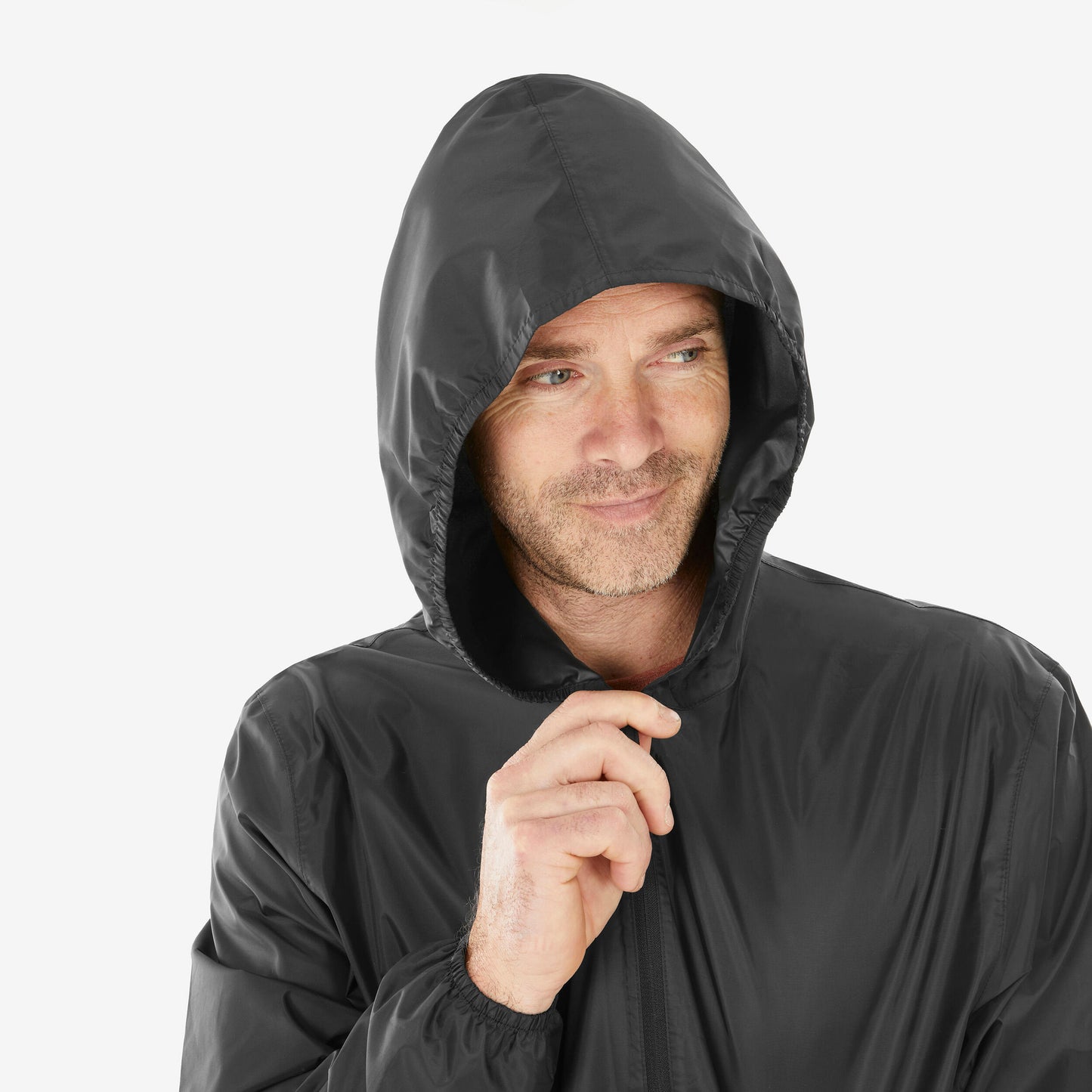 ROMPEVIENTOS-RAINCUT 1/2 ZIP-DECATHLON | QUECHUA-HOMBRE