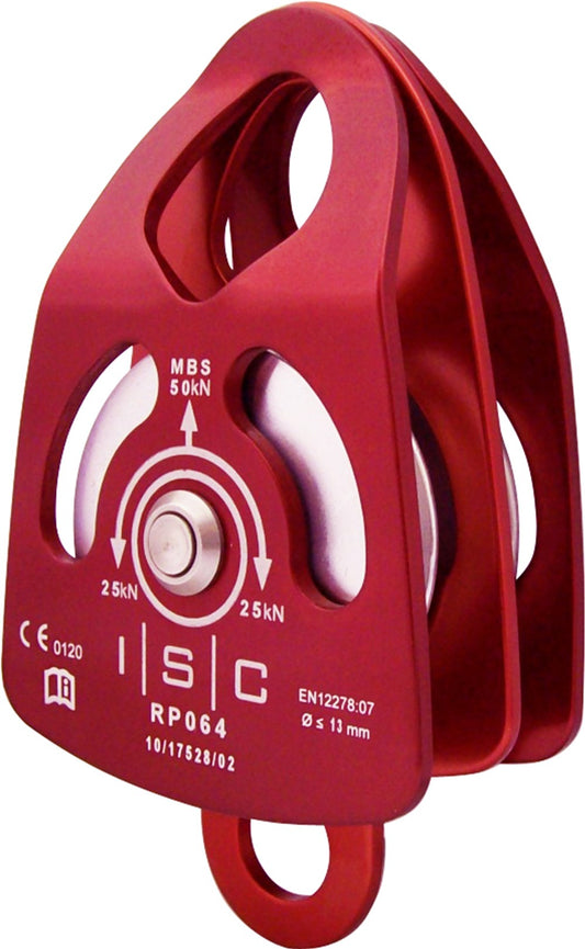 POLEA MEDIUM DOUBLE P/PULLEY BEARING ALI RED