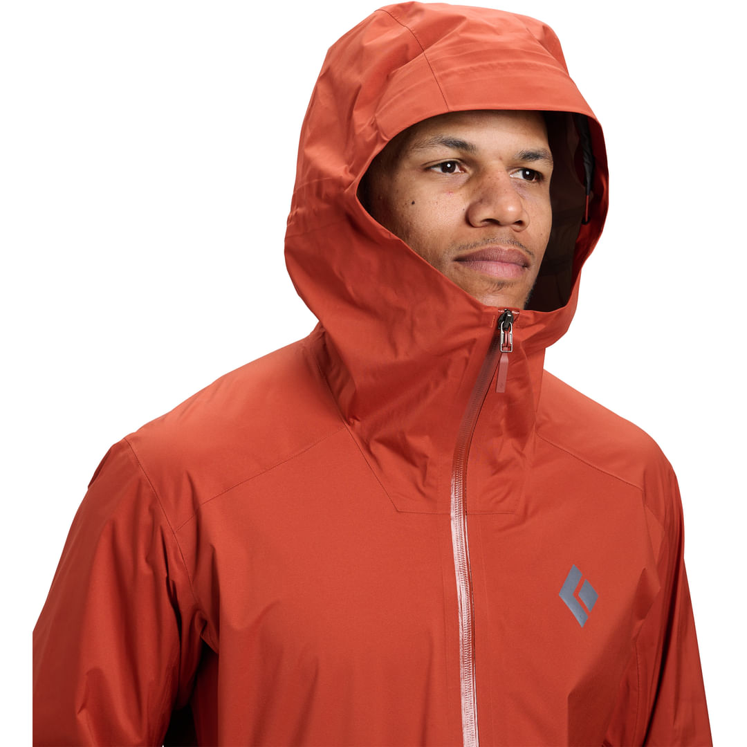 CHAMARRA IMPERMEABLE-FINELINE STRETCH SHELL-BLACK DIAMOND-HOMBRE