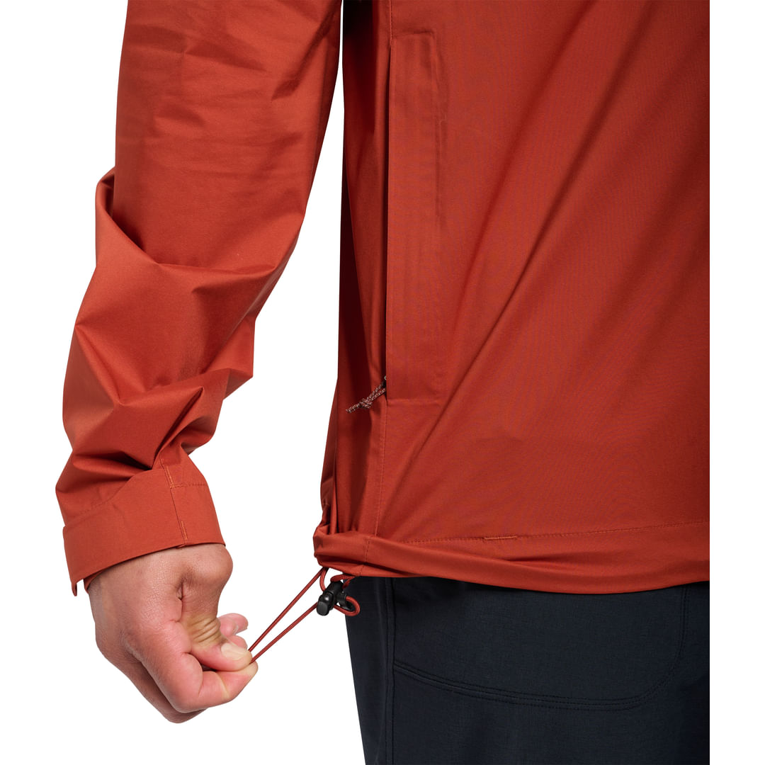 CHAMARRA IMPERMEABLE-FINELINE STRETCH SHELL-BLACK DIAMOND-HOMBRE