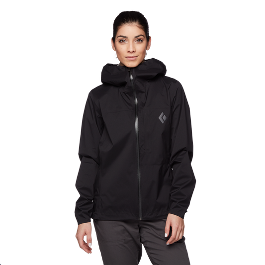 CHAMARRA IMPERMEABLE-FINE LINE STRETCH RAIN SHEEL-BLACK DIAMOND