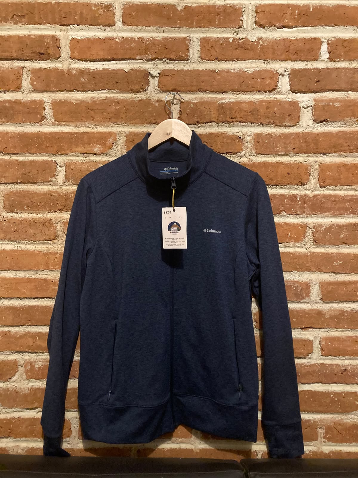 SUDADERA LIGERA COLUMBIA-SEGUNDA MANO TALLA XL