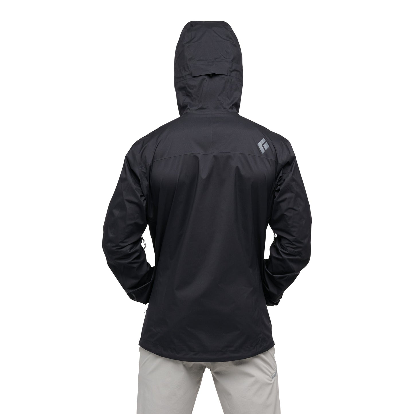 CHAMARRA IMPERMEABLE-FINELINE-STRETCH SHELL-BLACK-BLACK DIAMOND-HOMBRE