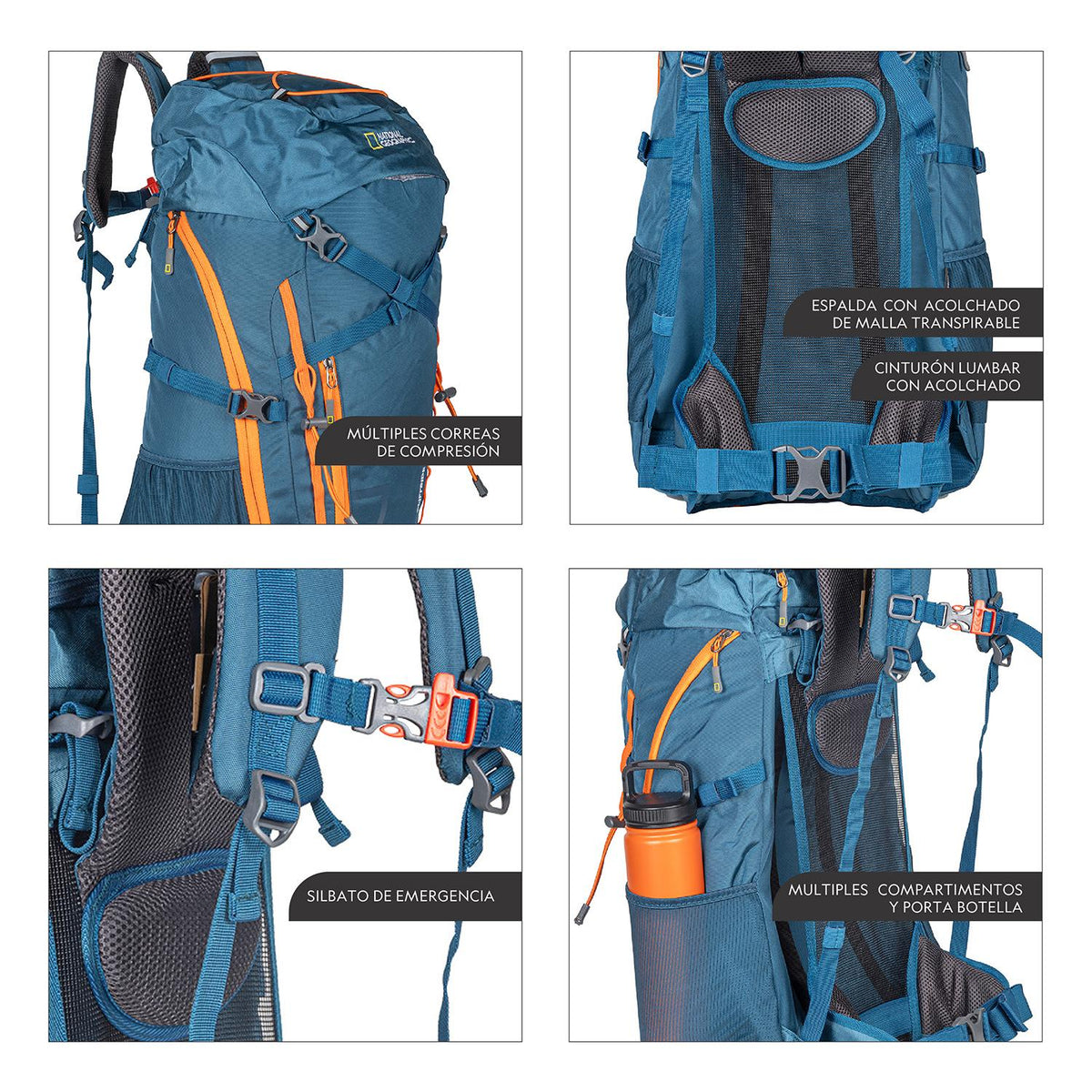 MOCHILA CLIFFSIDE BLUE 45L-NATIONAL GEOGRAPHIC
