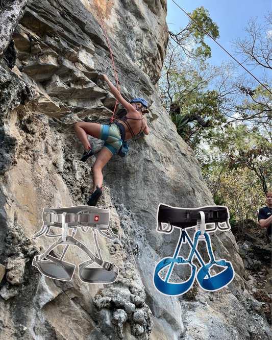 ARNÉS DE ESCALADA-RENTA DE EQUIPO