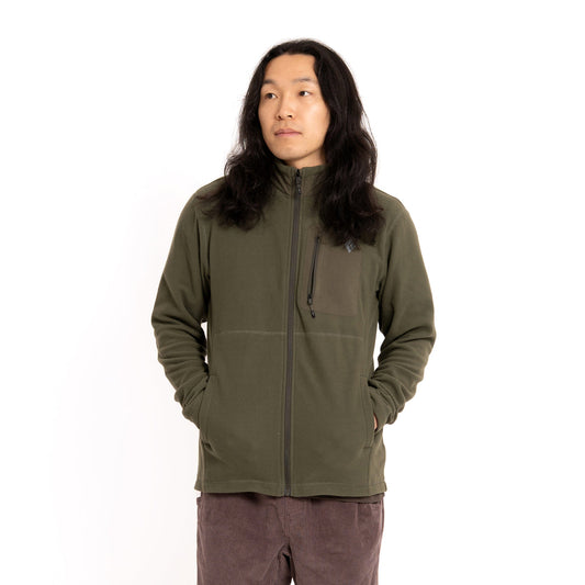 CHAMARRA POLAR-RIFHT FULL ZIP-TUNDRA-HOMBRE-BLACK DIAMOND