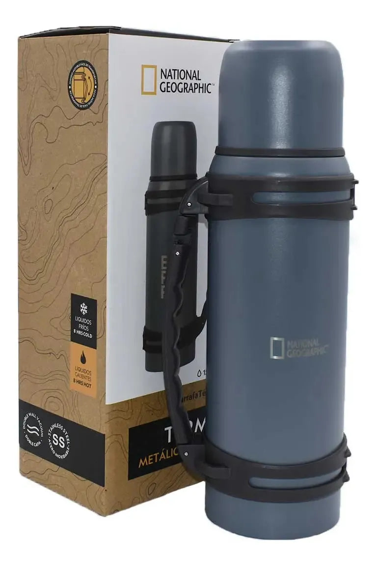 TERMO METÁLICO 1500 ML-NATIONAL GEOGRAPHIC
