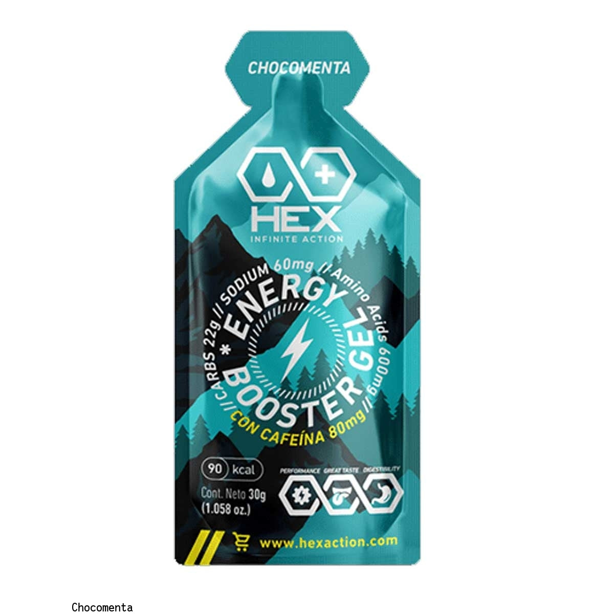 ENERGY GEL WITH CAFFEINE - HEX