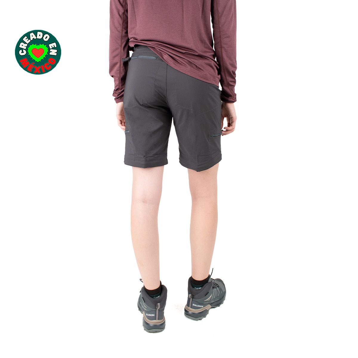 PANTALON CONVERTIBLE -CAMALEON V2-MUJER-OXFORD-KINAKU