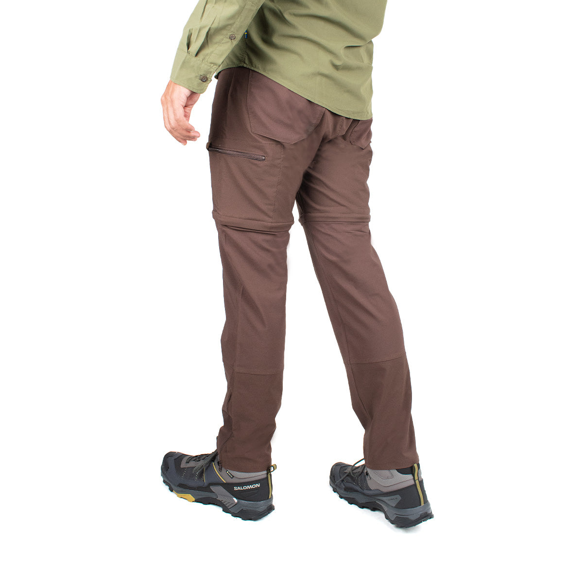 PANTALON CONVERTIBLE -CAMALEON V2-HOMBRE-CAFÉ-KINAKU