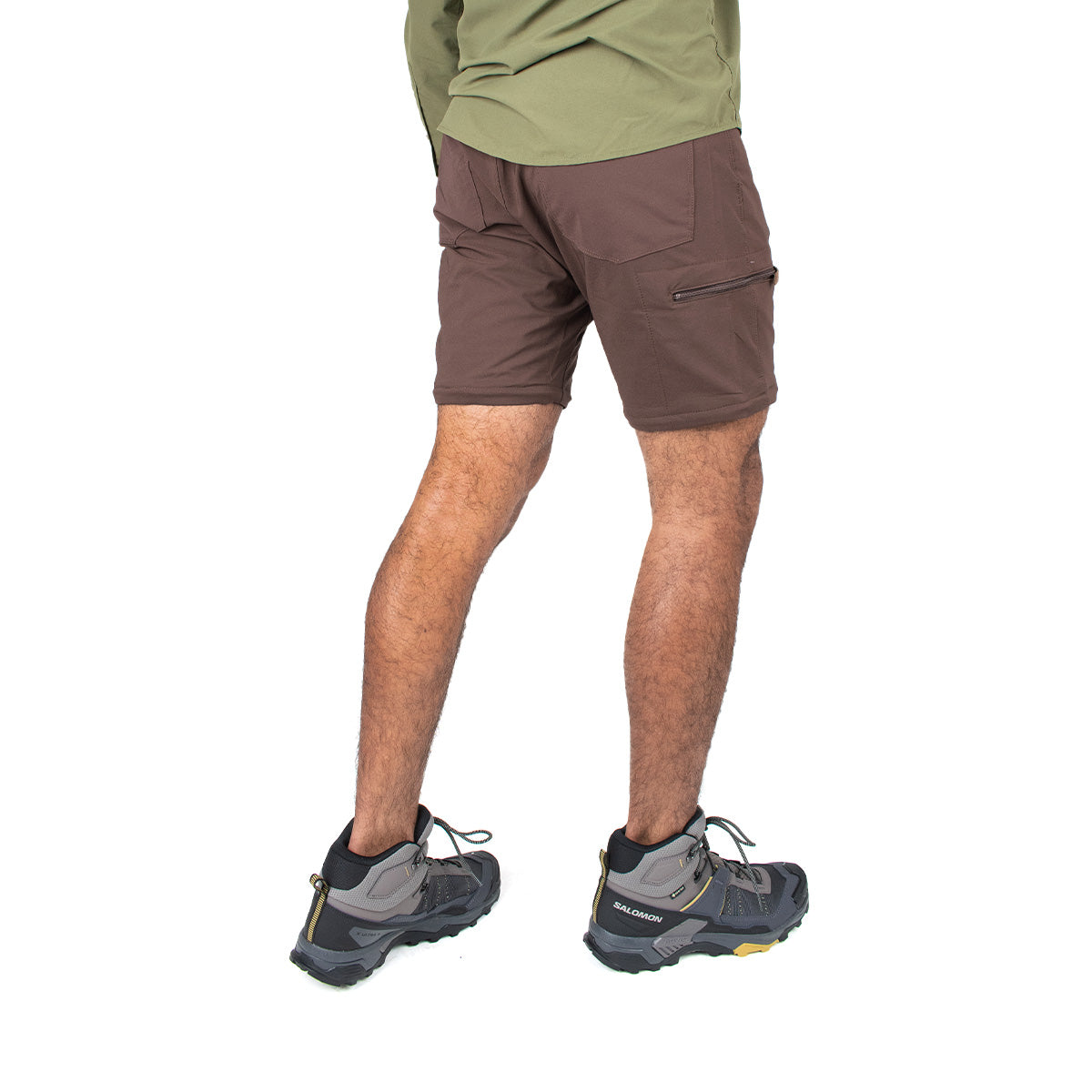 PANTALON CONVERTIBLE -CAMALEON V2-HOMBRE-CAFÉ-KINAKU