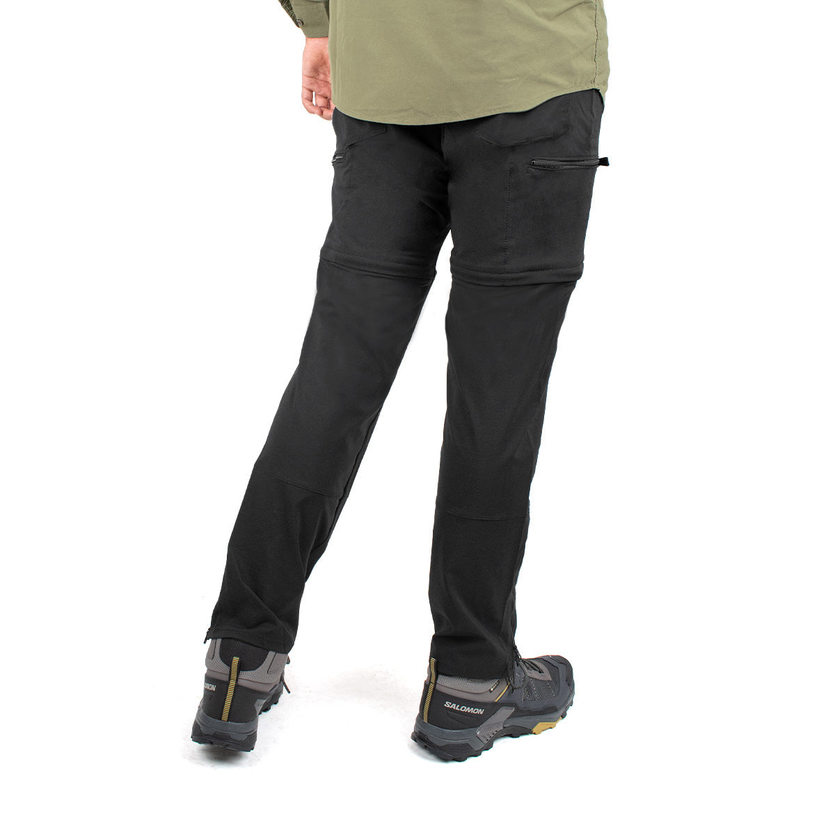 PANTALON CONVERTIBLE -CAMALEON V2-HOMBRE-NEGRO-KINAKU