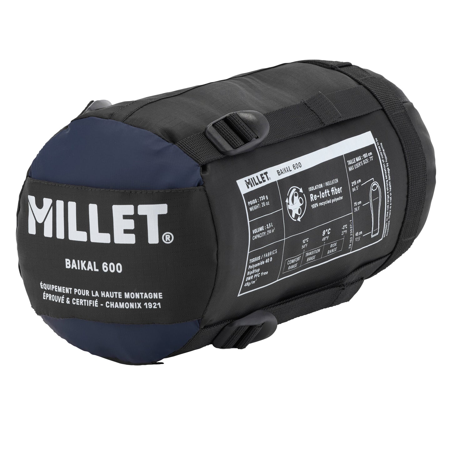 SLEEPING BAG-BAIKAL 600-MILLET