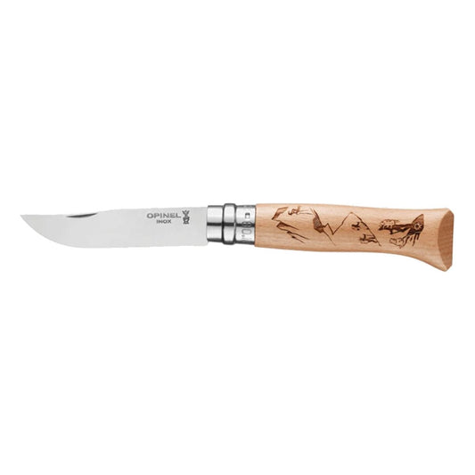 NAVAJA RETRACTIL DE ACERO INOXIDABLE-No 8-OPINEL