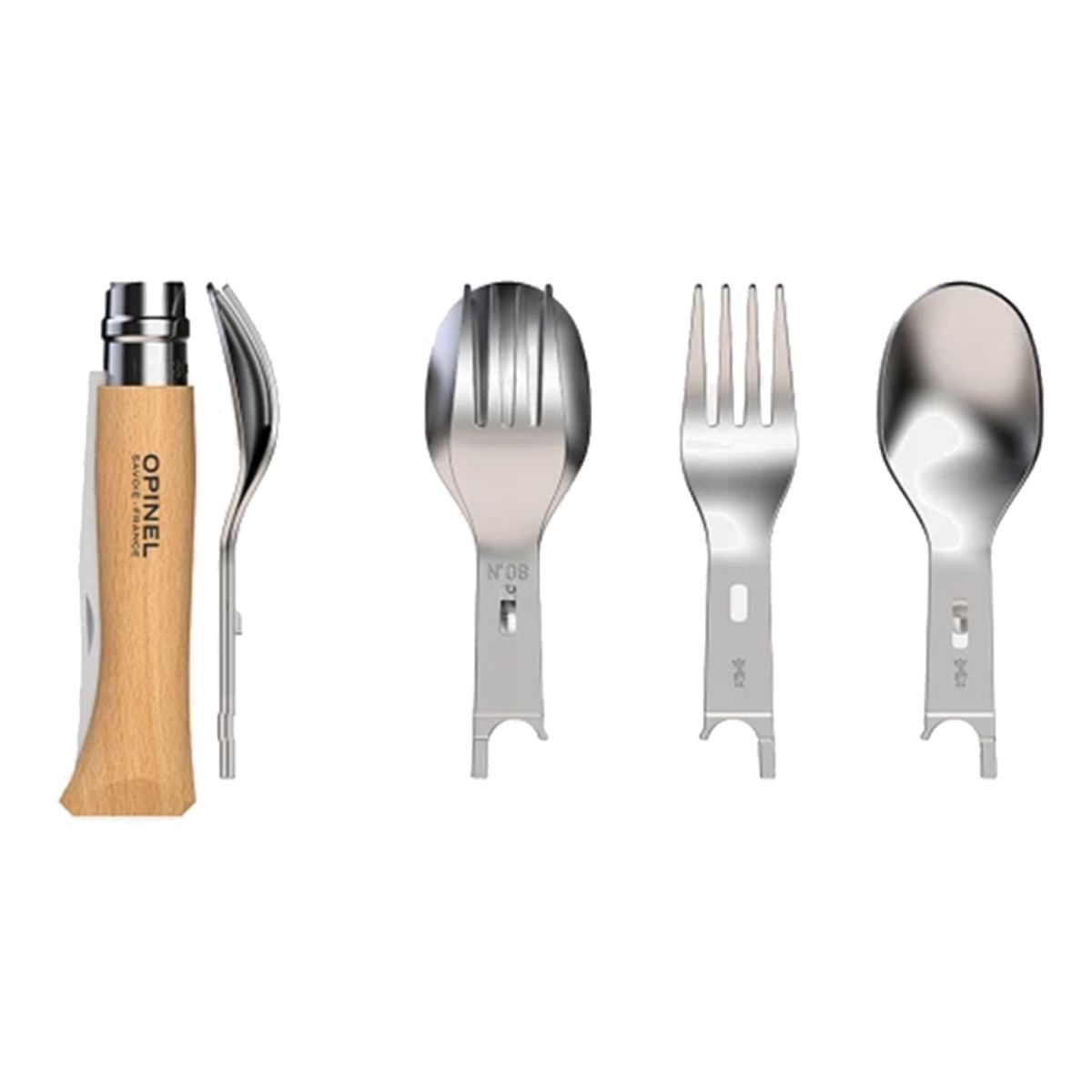 SET DE NAVAJA Y CUBIERTOS-PICNIC-OPINEL