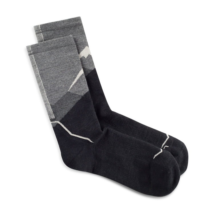 CALCETAS -MERINO LIGHTWEIGHT-GRAPHITE-BUFF