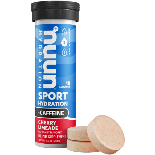 PASTILLAS HIDRATACIÓN + CAFFEINE - CERRY LIMEADE -NUUN