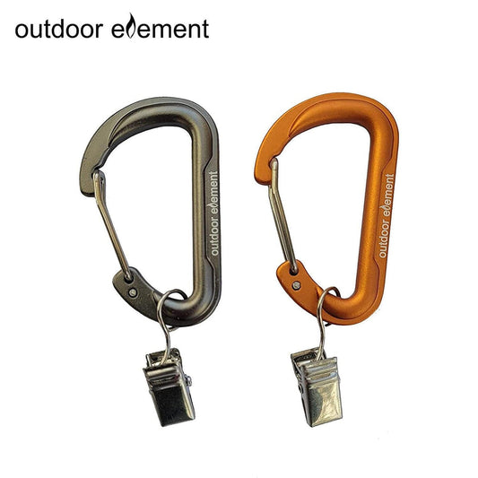 PACK DE 6 MOSQUETONES GEARBINER-OUTDOOR ELEMENT