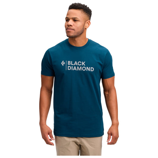PLAYERA MANGA CORTA-MINISTACKED-INDIGO-BLACK DIAMOND