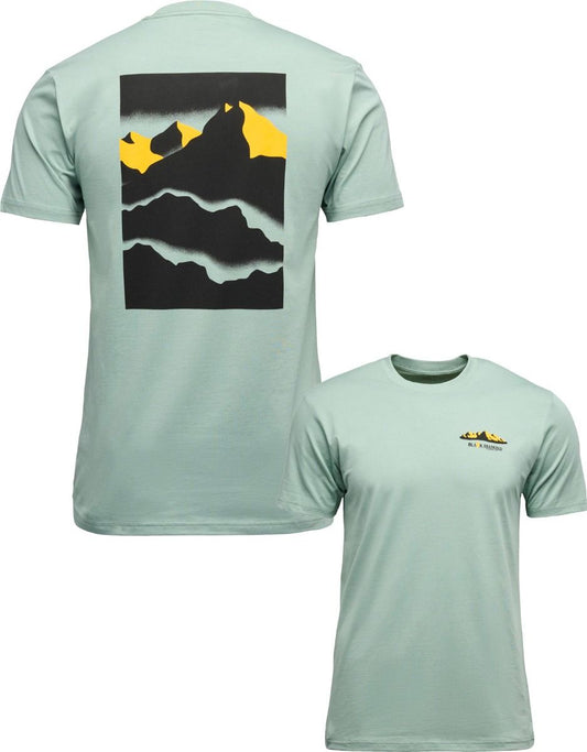 PLAYERA MANGA CORTA-MOUNTAINSCAPE-BLACK DIAMOND
