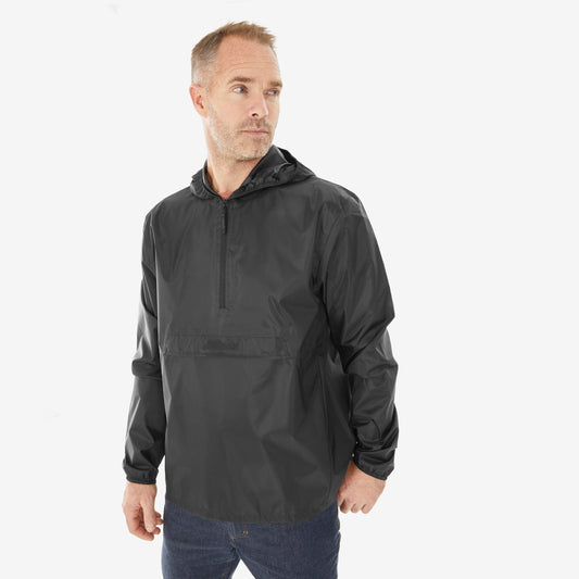 ROMPEVIENTOS-RAINCUT 1/2 ZIP-DECATHLON | QUECHUA-HOMBRE