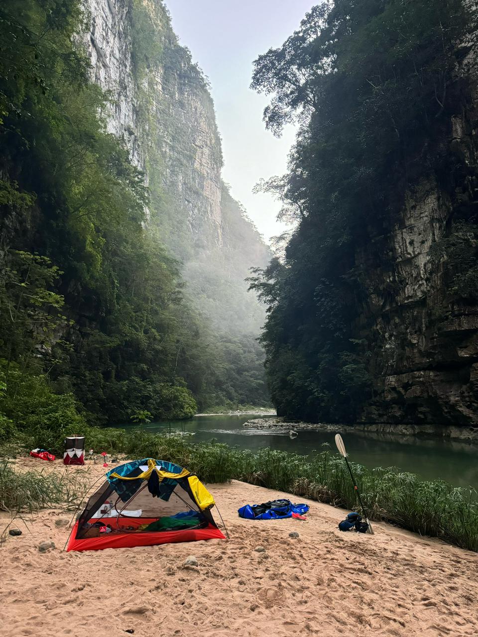 Arco del tiempo- Expedición Packraft