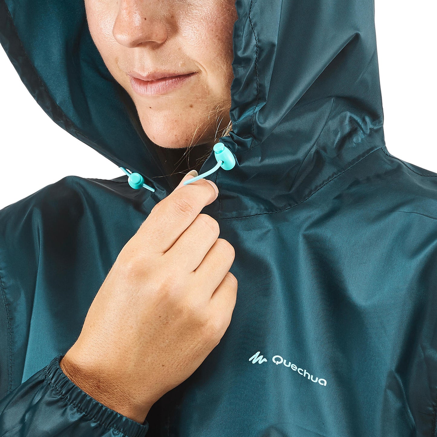 ROMPEVIENTOS-RAINCUT 1/2 ZIP-DECATHLON | QUECHUA-MUJER