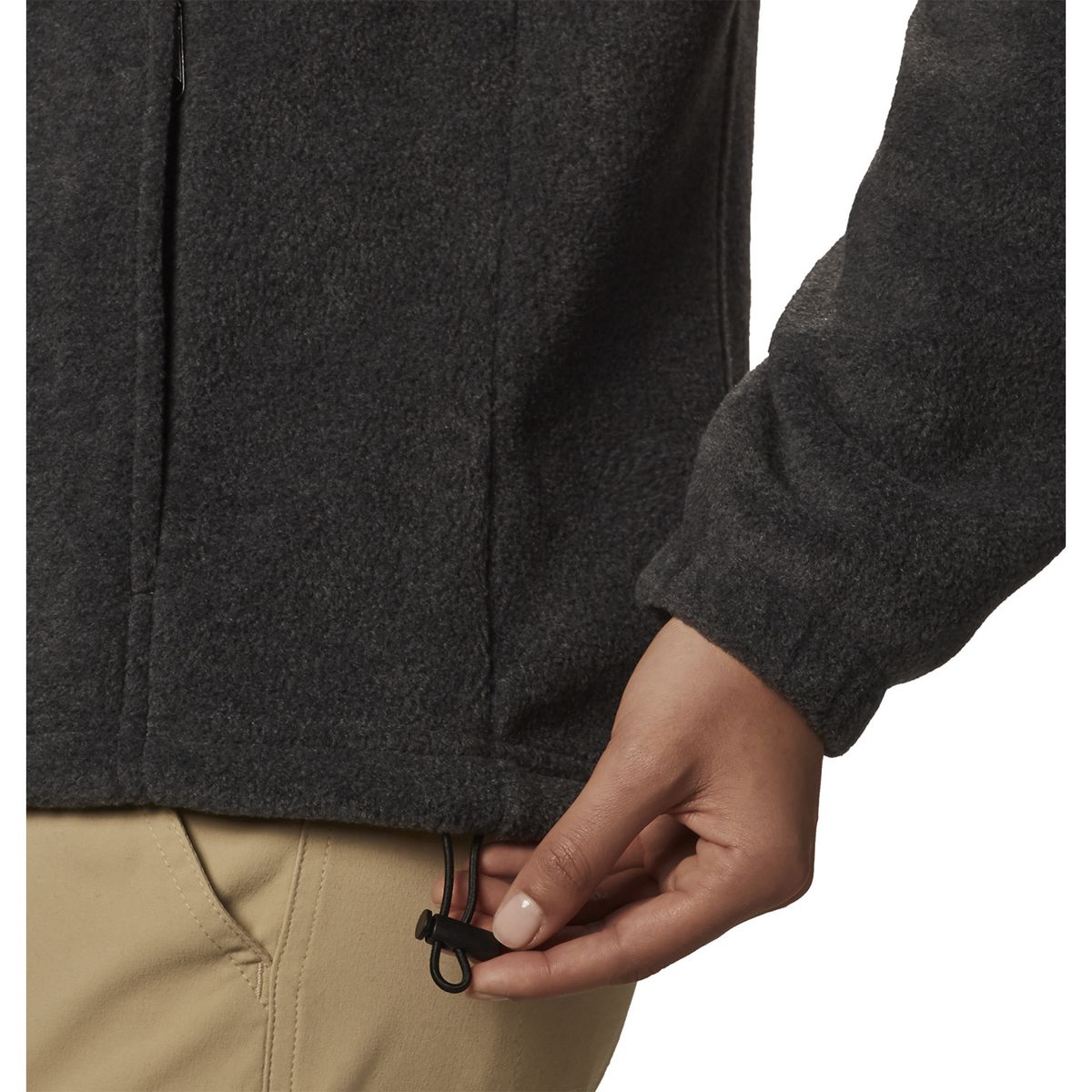CHAMARRA POLAR-BENTON-TALLA S-NEGRO-MUJER-COLUMBIA